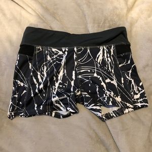 Never Worn Kids Paint Splatter Exercise Shorts